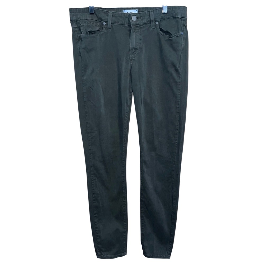 Paige olive green Verdugo Ultra Skinny pants size 30